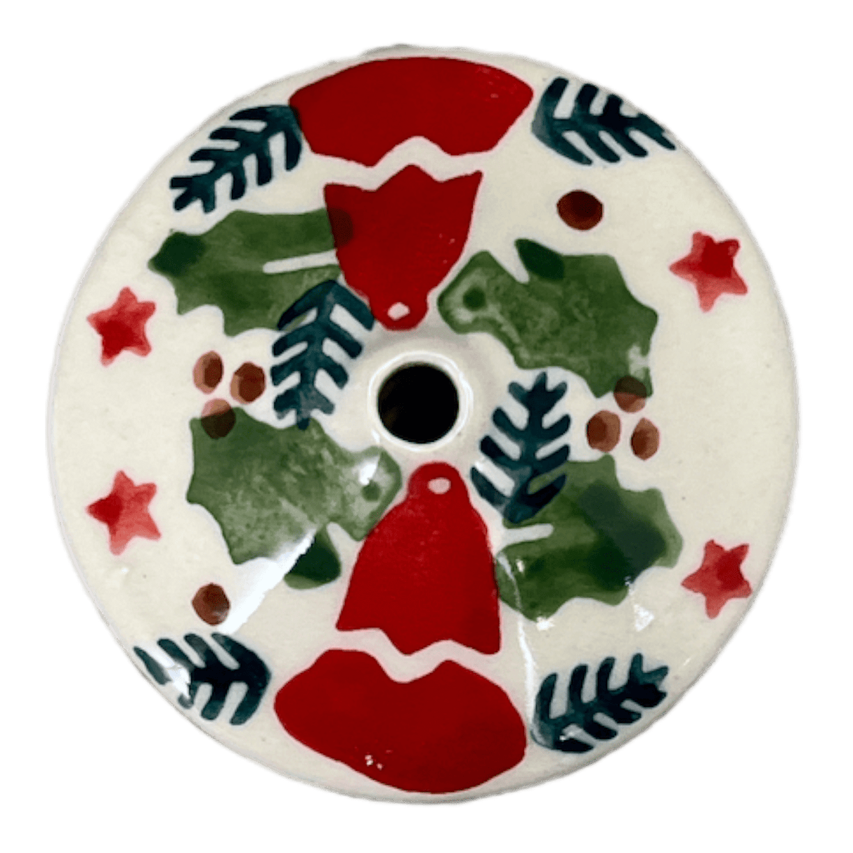 Ornament, Mushroom, 2.25" in "Evergreen Bells" by Manufaktura | K029U-PZDG