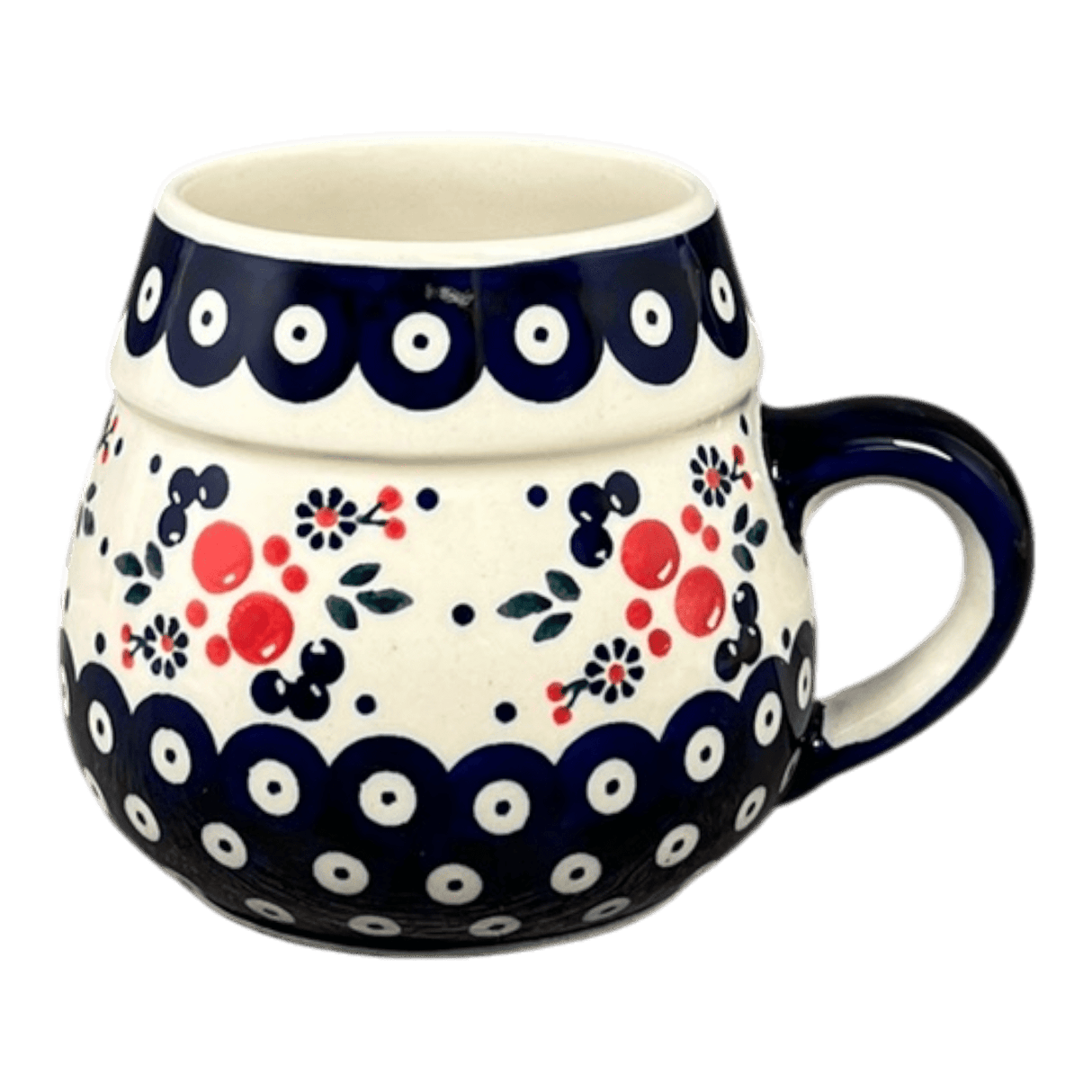 Mug, Beer, 27 oz in "Berry Dot" by Manufaktura | K051T-BL04