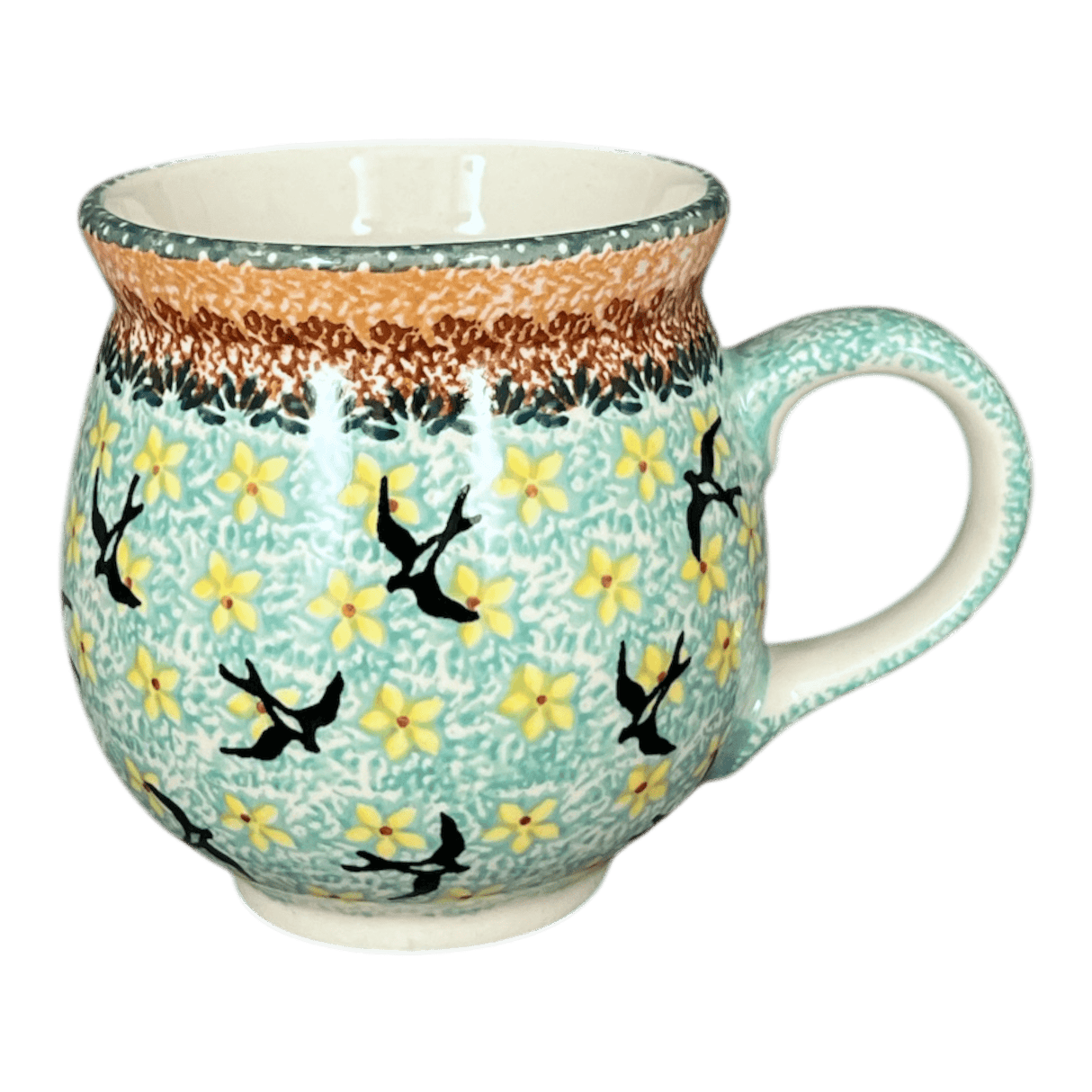Mug, Belly Mug, 16 oz Large in "Capistrano" by Manufaktura | K068S-WK59