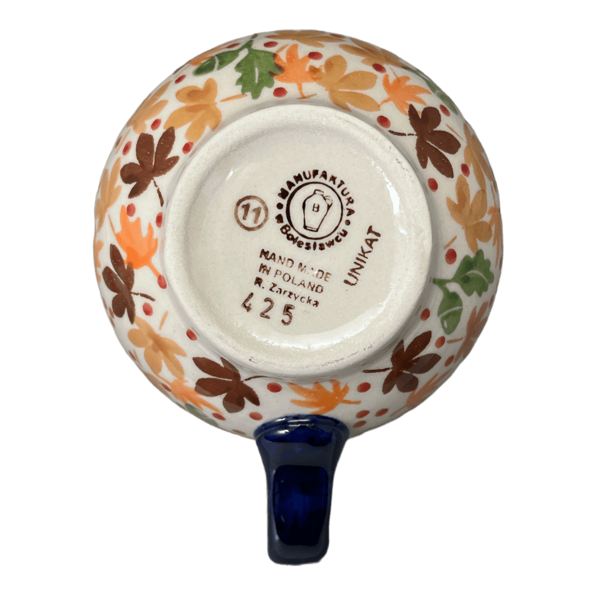 Mug, Belly Mug, 16 oz Large in "Hedgehog Harvest" by Manufaktura | K068U-AS71