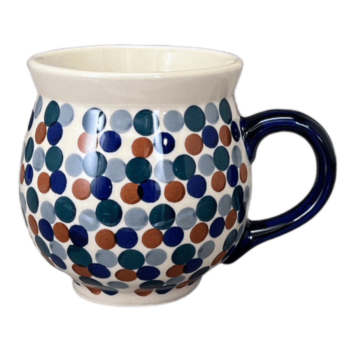 Mug, Belly Mug, 16 oz Large in "Fall Confetti" by Manufaktura | K068U-BM01