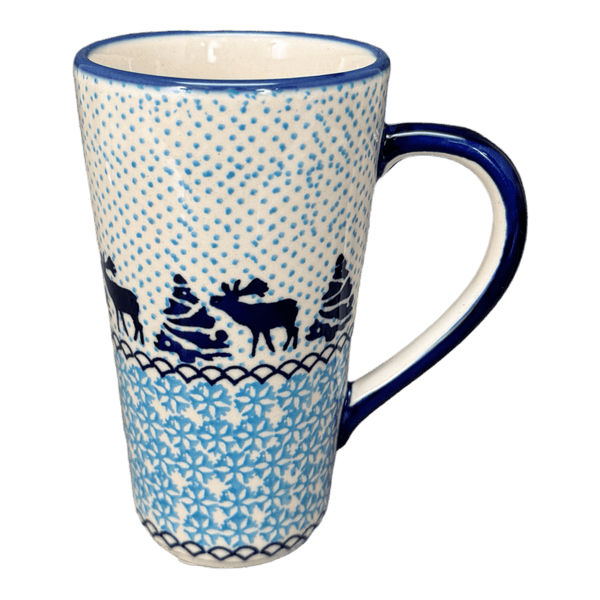 Tea Infuser Mug Set (Mums the Word)  K073T-P178 - The Polish Pottery Outlet