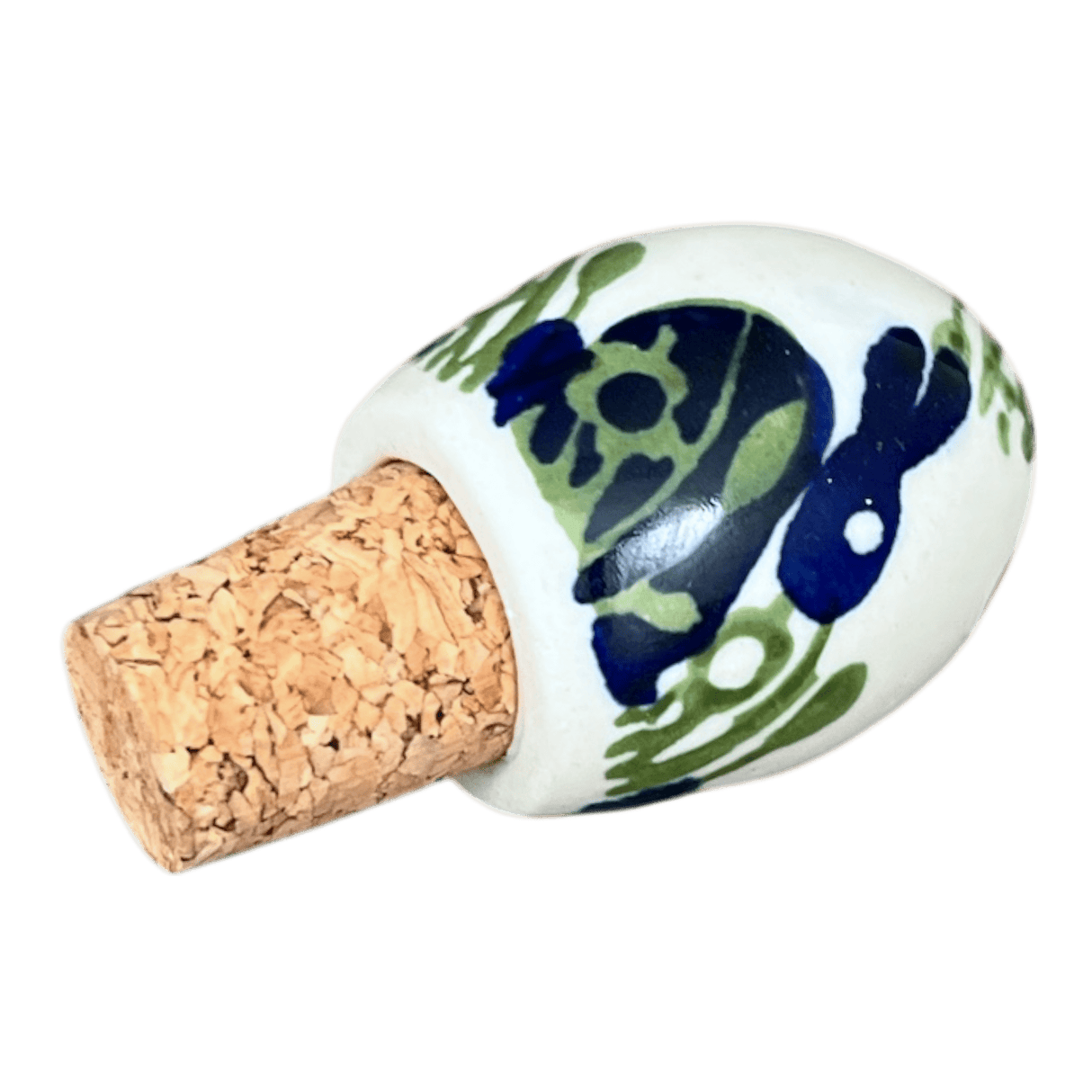Wine Cork, Egg-Shaped, 2.75" in "Bunny Love" by Manufaktura | K084T-P324