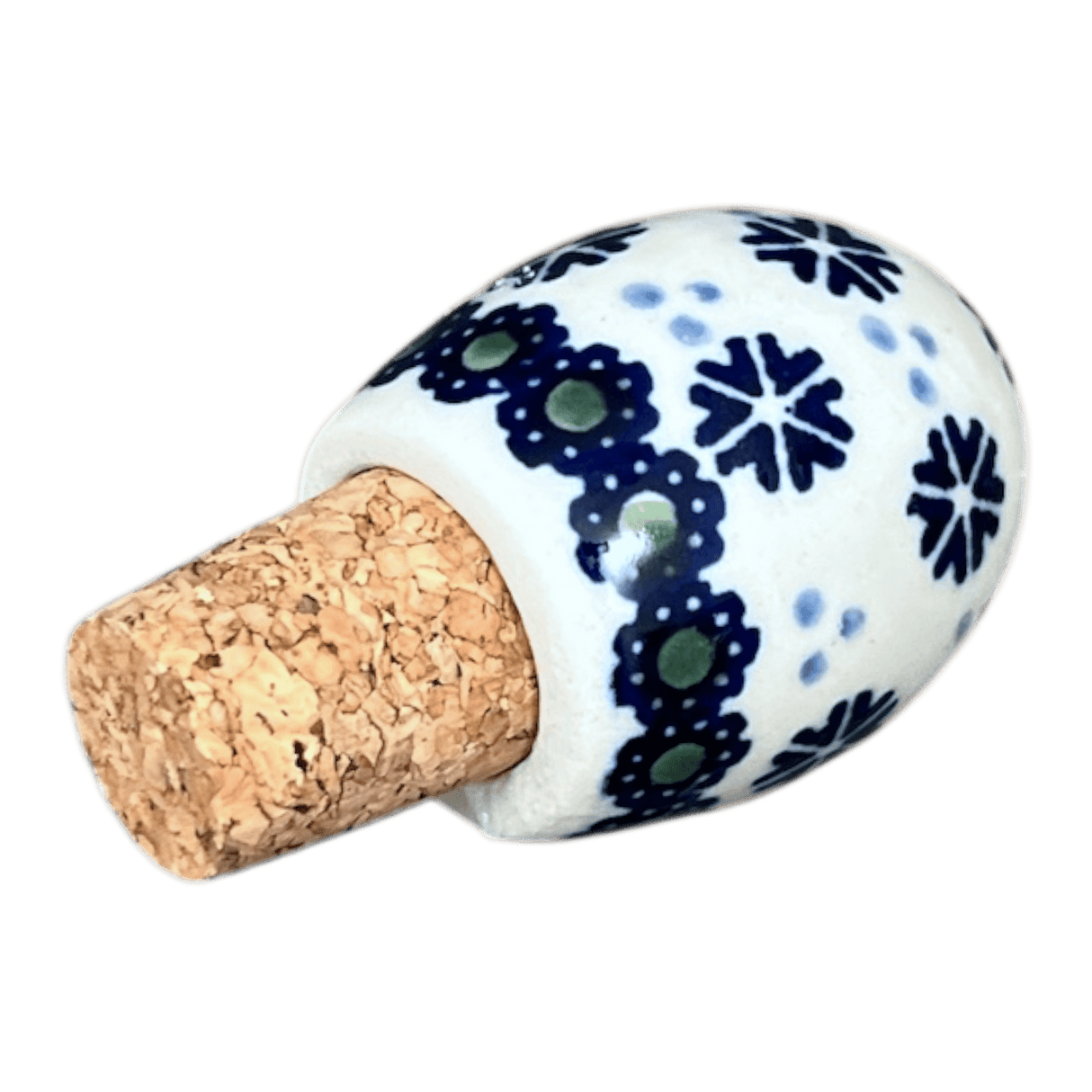 Wine Cork, Egg-Shaped, 2.75" in "Snowy Pines" by Manufaktura | K084T-U22