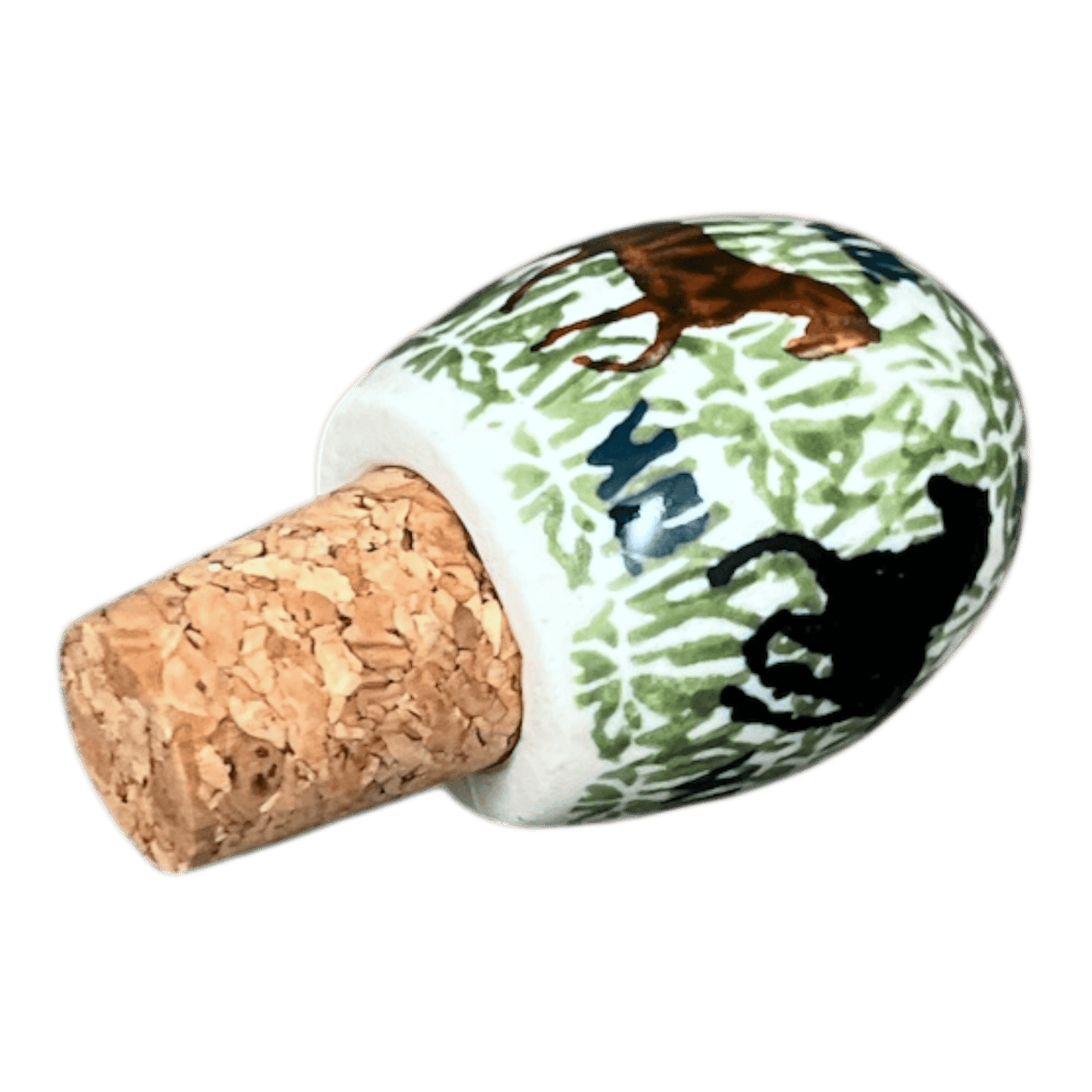 Wine Cork, Egg-Shaped, 2.75" in "On the Range" by Manufaktura | K084U-INK2