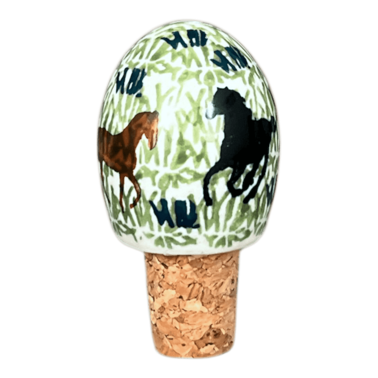 Wine Cork, Egg-Shaped, 2.75" in "On the Range" by Manufaktura | K084U-INK2