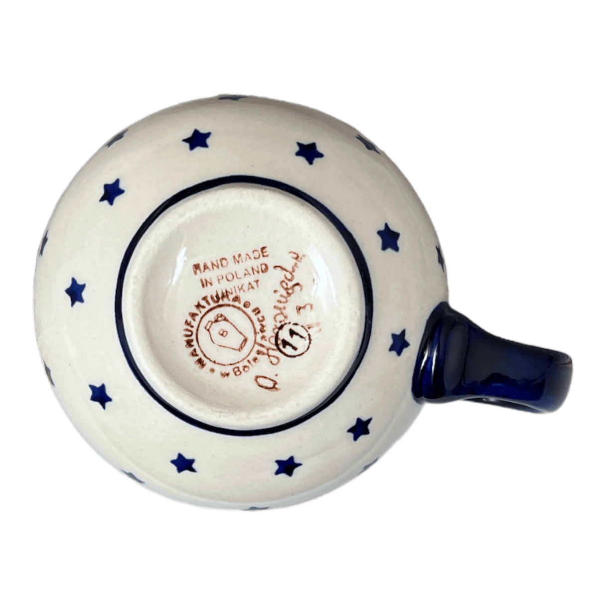 Mug, Belly Mug, 10 oz Medium in "Winter's Eve" by Manufaktura | K090S-IBZ