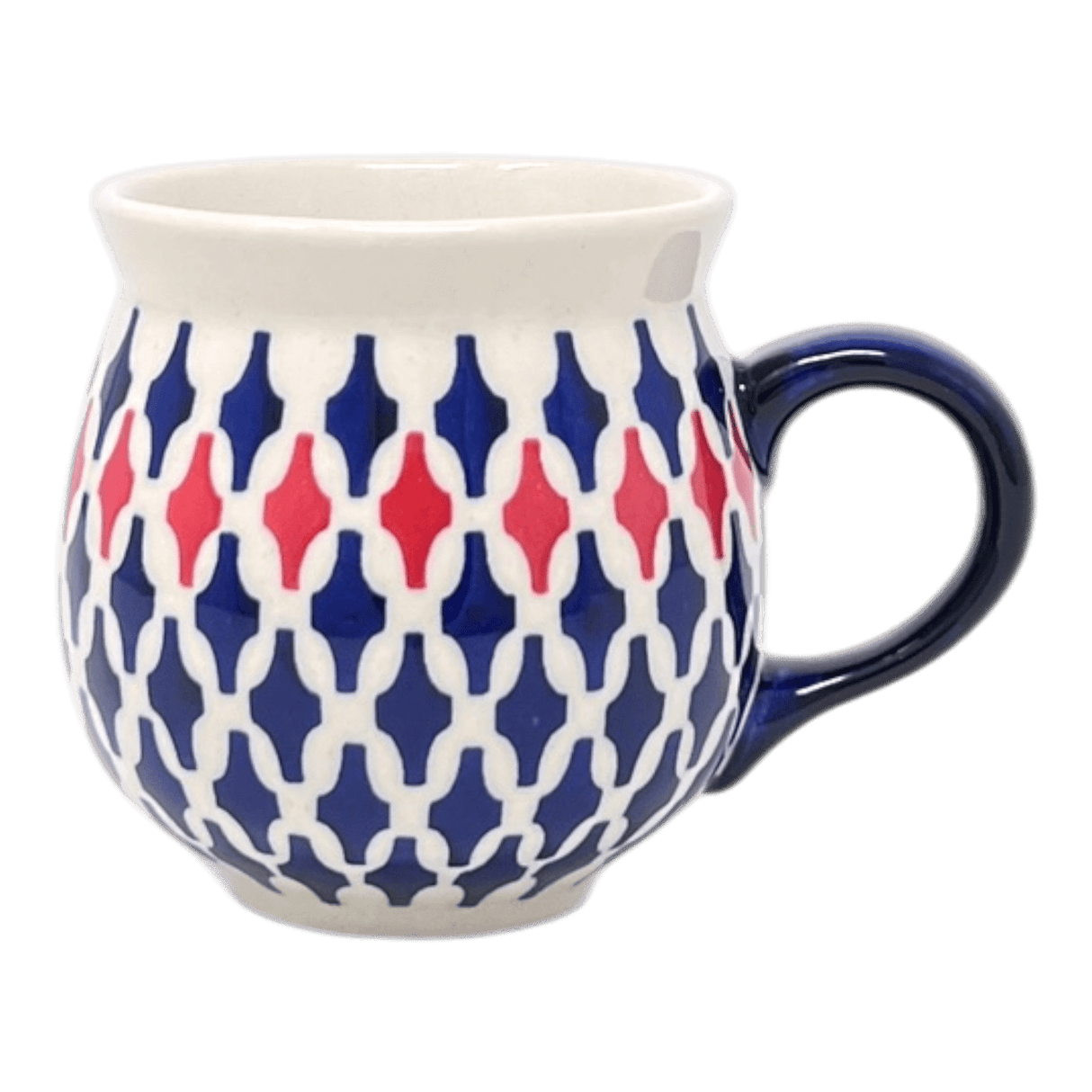 Mug, Belly Mug, 10 oz Medium in "Shock Waves" by Manufaktura | K090U-GZ42