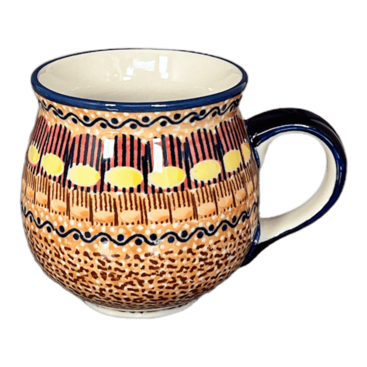 Mug, Belly Mug, 10 oz Medium in "Desert Sunrise" by Manufaktura | K090U-KLJ