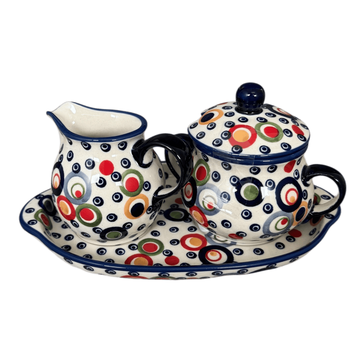 Cream & Sugar Set in "Bubble Machine" by Manufaktura | K091M-AS38