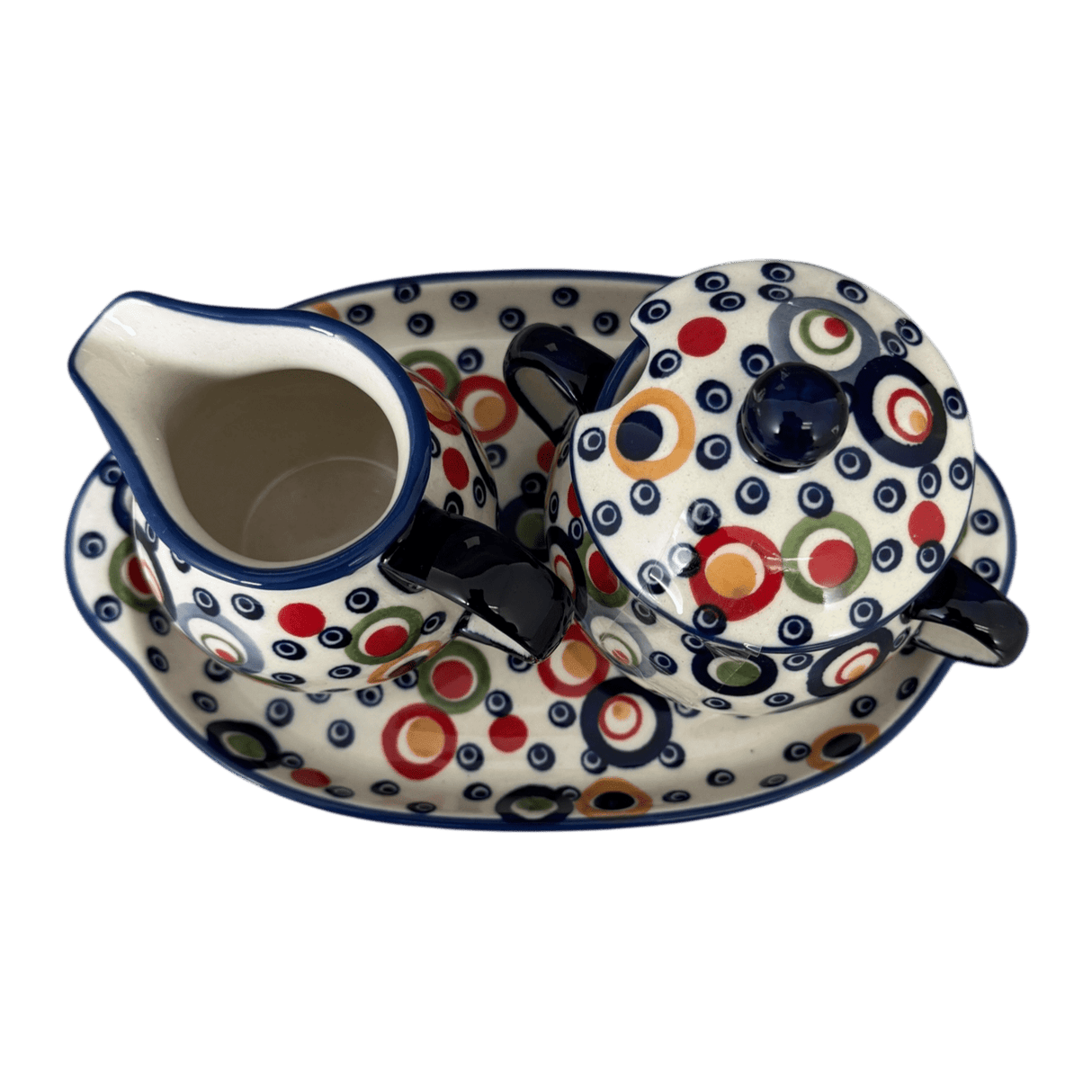 Cream & Sugar Set in "Bubble Machine" by Manufaktura | K091M-AS38