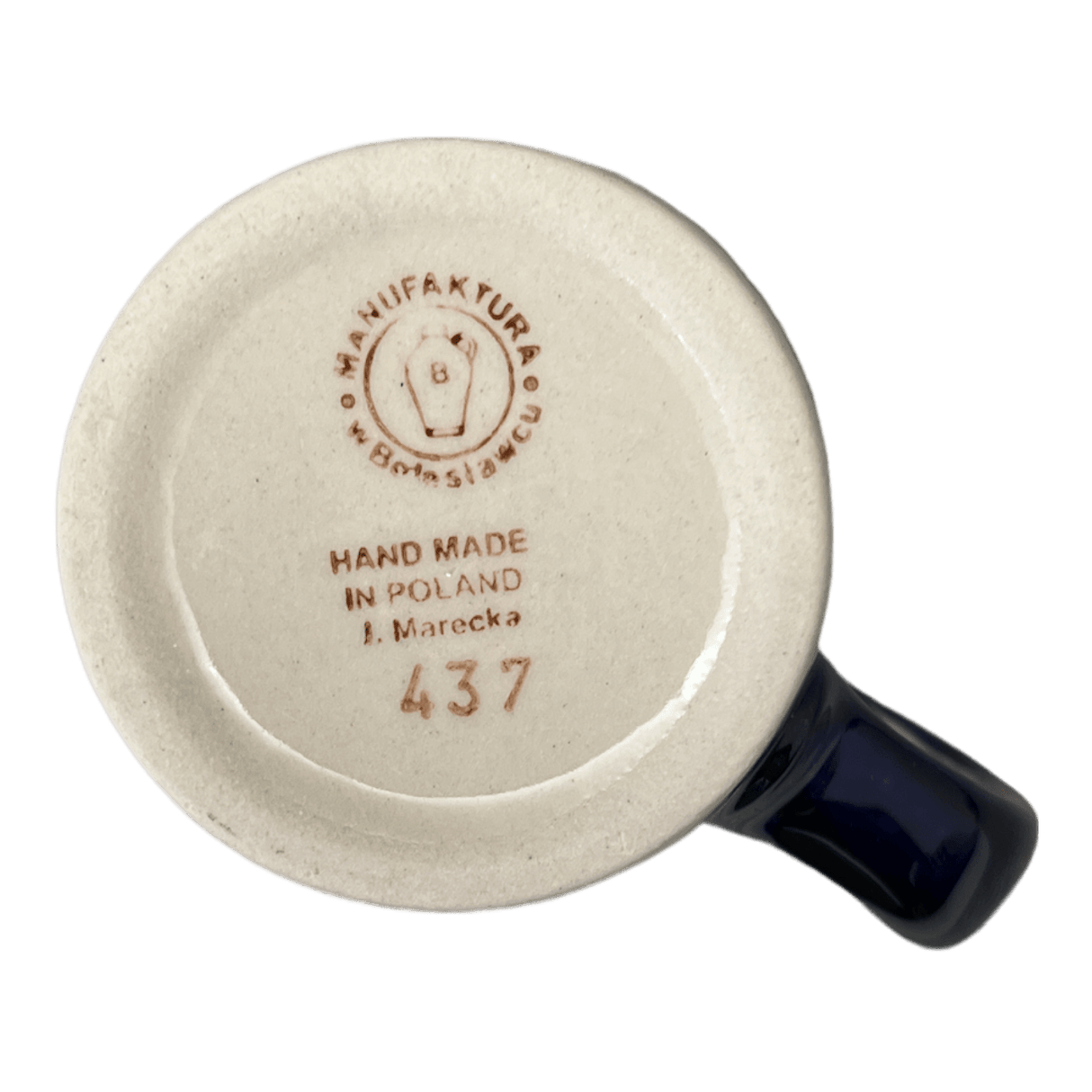 Mug, Pluton Mug, 12 oz in "Smooth Seas" by Manufaktura | K096T-DPML