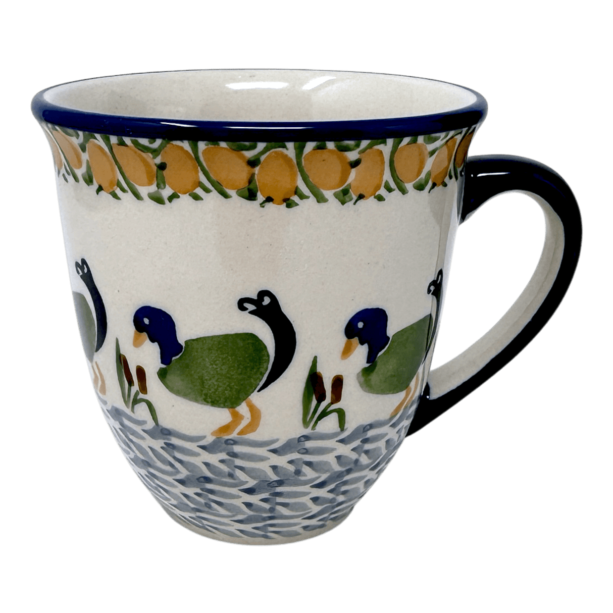 Mug, Mars Mug, 16 oz Large in "Ducks in a Row" by Manufaktura | K106U-P323