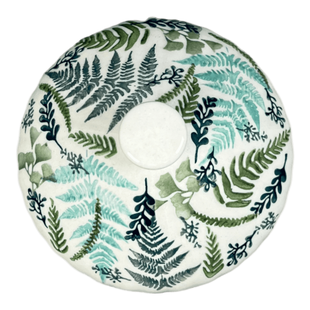 Bird House, 6.5" in "Scattered Ferns" by Manufaktura | K125S-GZ39