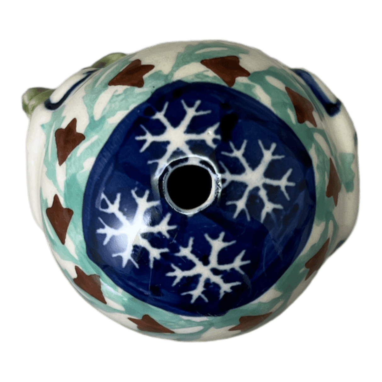 Ornament, Snowman with Tree, 2" in "Starry Wreath" by Manufaktura | K143T-PZG