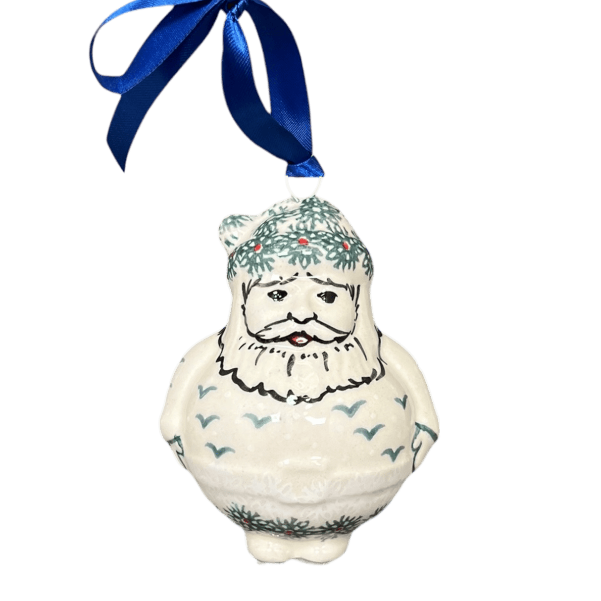 Ornament, Santa, 2.5" in "Pine Forest" by Manufaktura | K144S-PS29