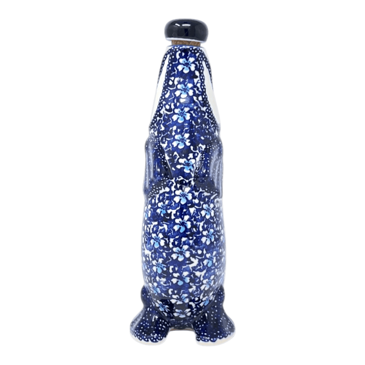 Carafe, Fish-Shaped 25 oz in "Blue on Blue" by Manufaktura | K149T-J109
