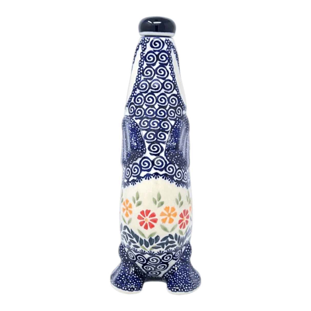 Carafe, Fish-Shaped 25 oz in "Flower Power" by Manufaktura | K149T-JS14