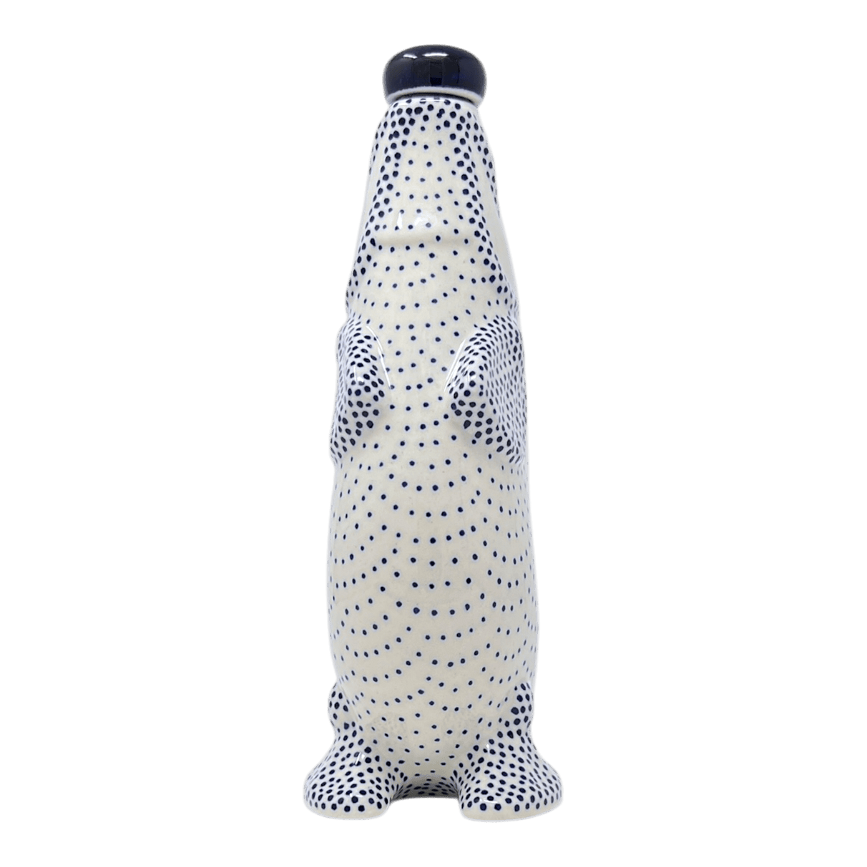 Carafe, Fish-Shaped 25 oz in "Misty Blue" by Manufaktura | K149U-61A