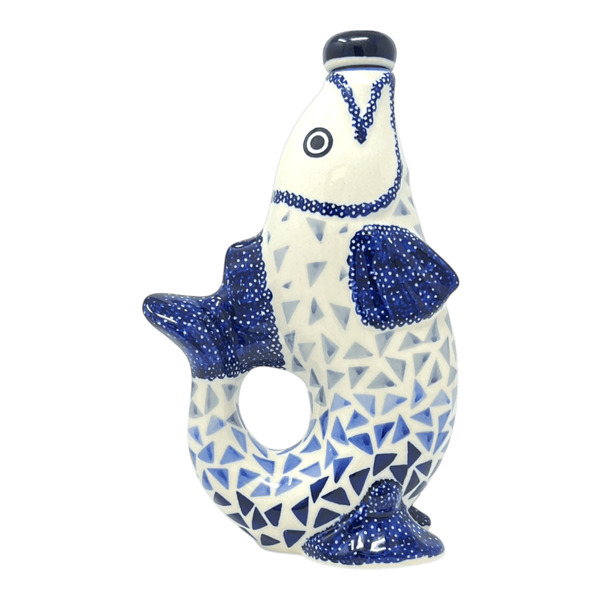 Carafe, Fish-Shaped 25 oz in "Mosaic Cascade" by Manufaktura | K149U-JZ51