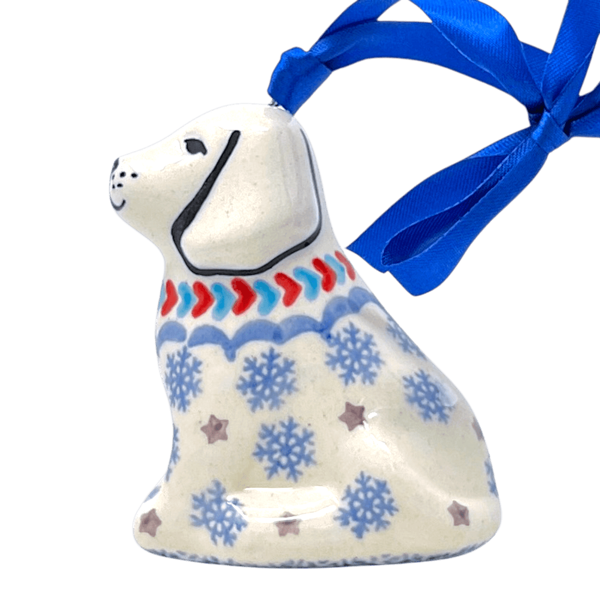 Ornament, Dog, 3" in "Snowflake Love" by Manufaktura | K164U-PS01