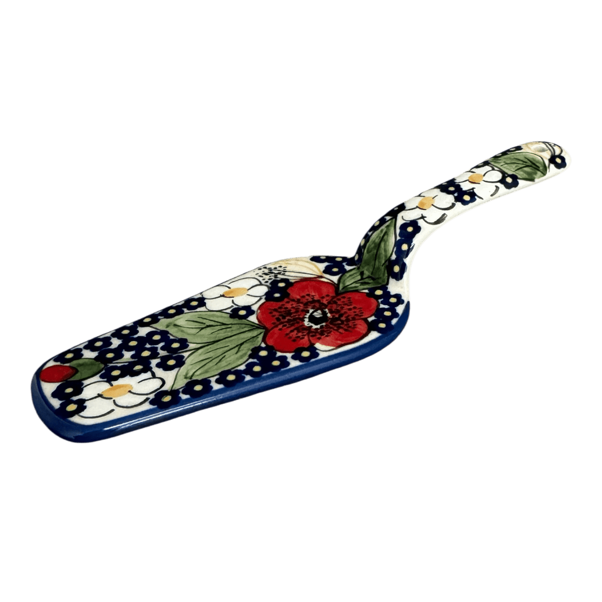 Slice Server, 2.5" x 7.5" in "Poppies & Posies" by Manufaktura | L005S-IM02