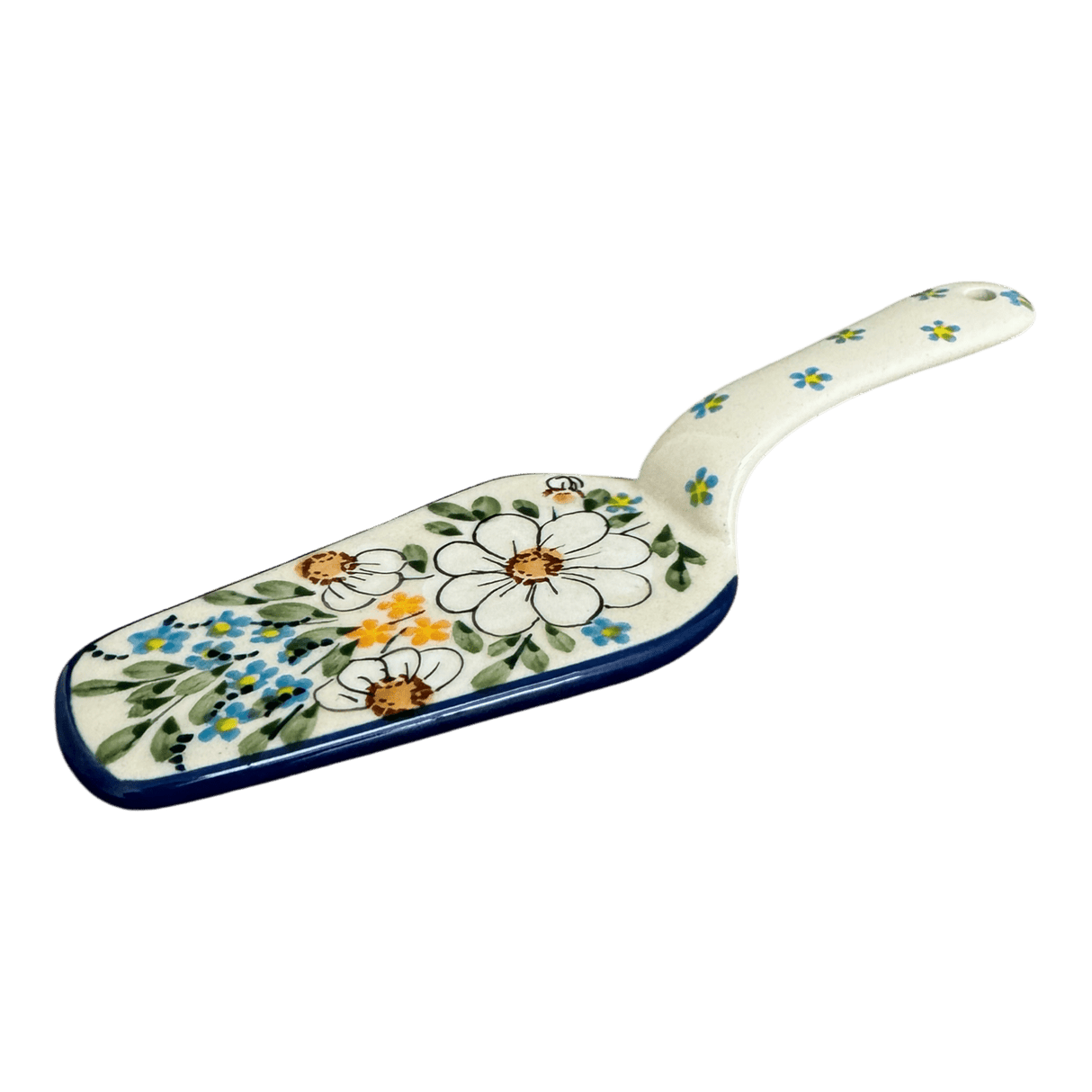 Slice Server, 2.5" x 7.5" in "Daisy Bouquet" by Manufaktura | L005S-TAB3