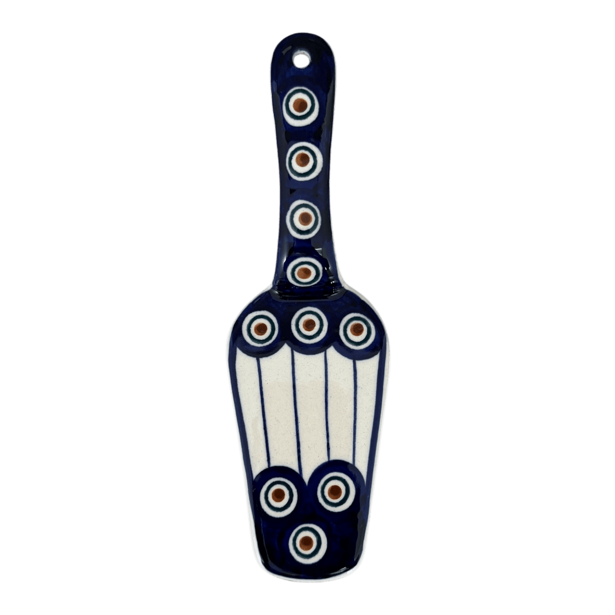 Slice Server, 2.5" x 7.5" in "Peacock in Line" by Manufaktura | L005T-54A