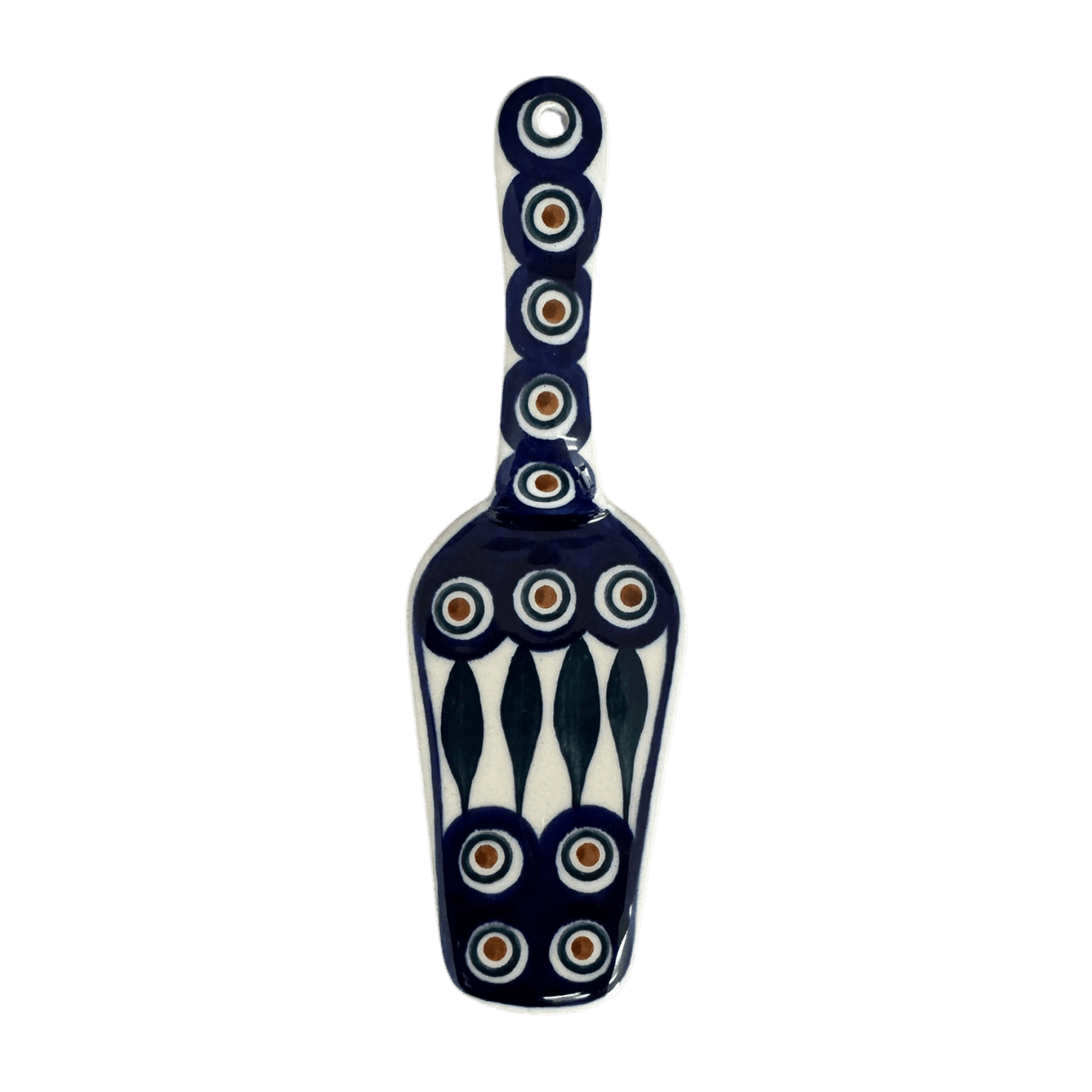 Slice Server, 2.5" x 7.5" in "Peacock" by Manufaktura | L005T-54