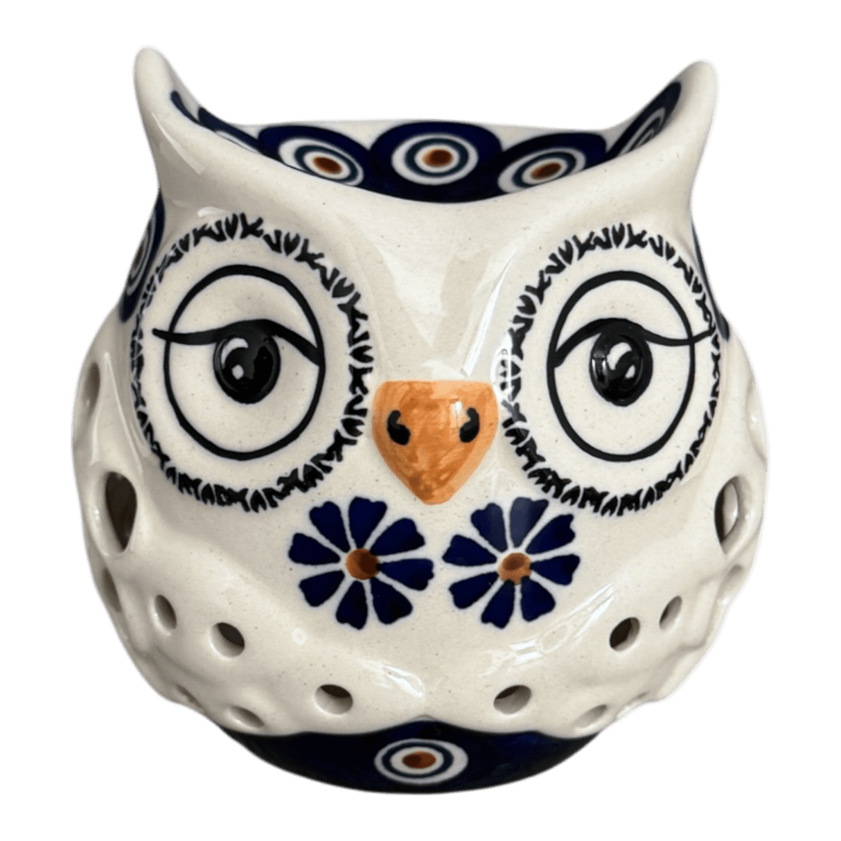 Luminary, Owl in "Floral Peacock" by Manufaktura | L010T-54KK