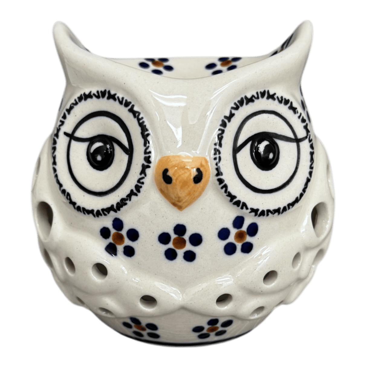 Luminary, Owl in "Petite Floral" by Manufaktura | L010T-64