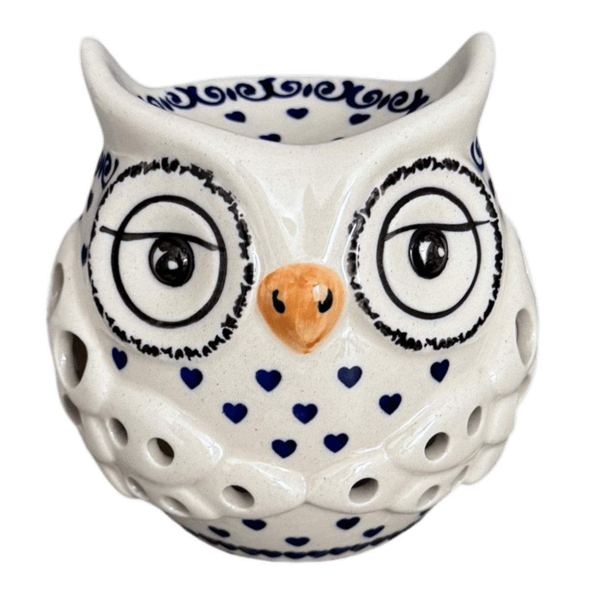 Luminary, Owl in "Heartfelt Blue" by Manufaktura | L010T-PS02