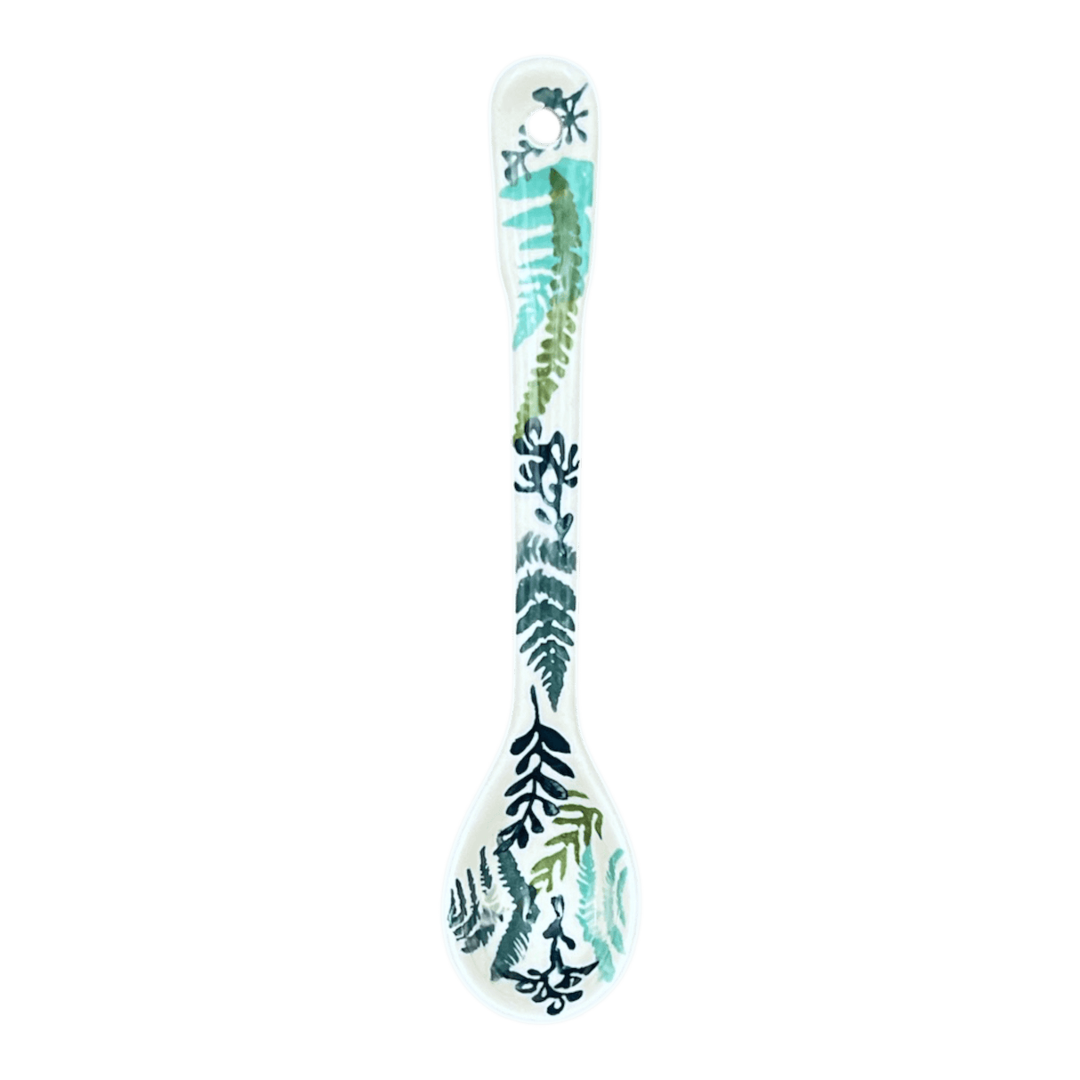 Spoon, Dipping Spoon, 6.5" in "Scattered Ferns" by Manufaktura | L014S-GZ39