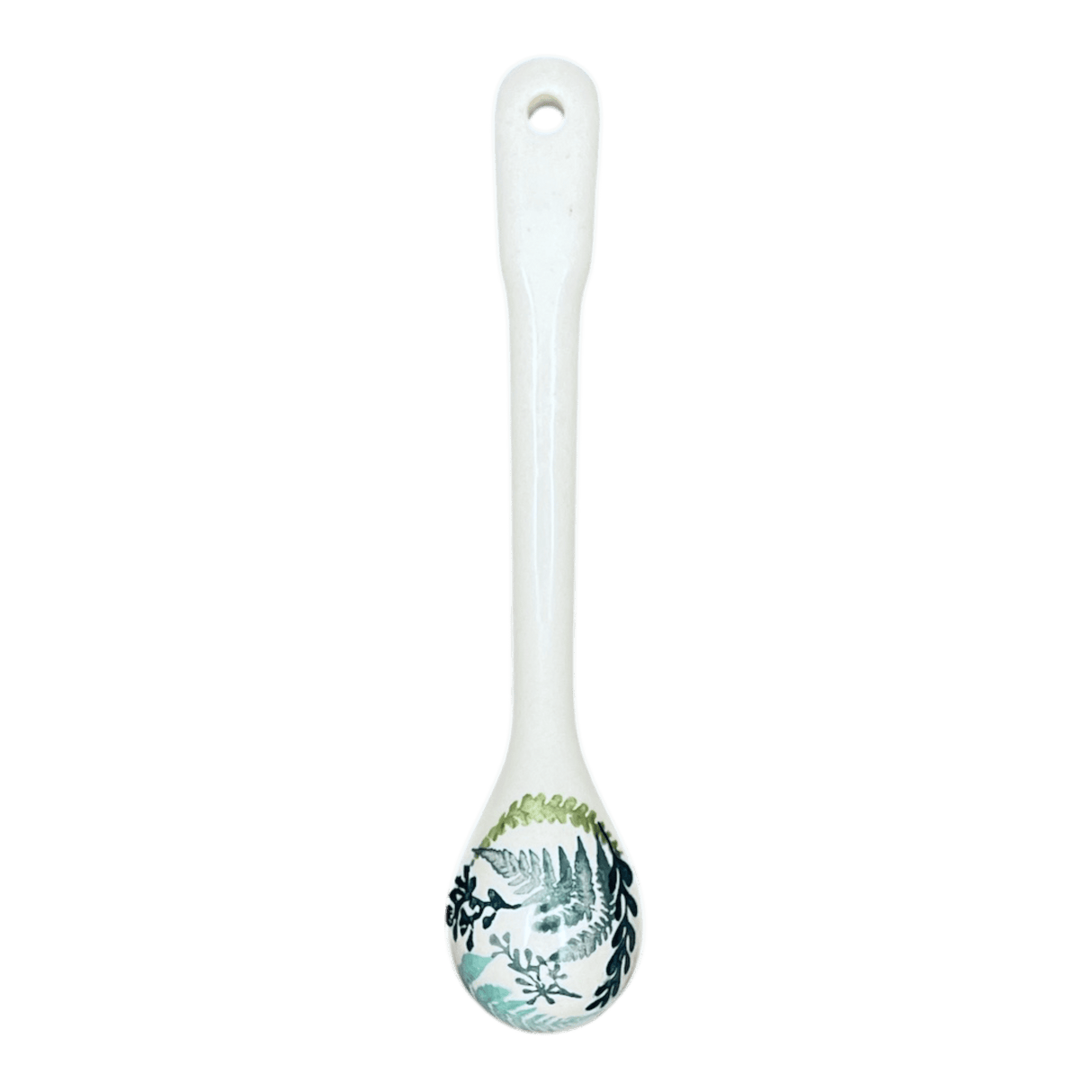 Spoon, Dipping Spoon, 6.5" in "Scattered Ferns" by Manufaktura | L014S-GZ39