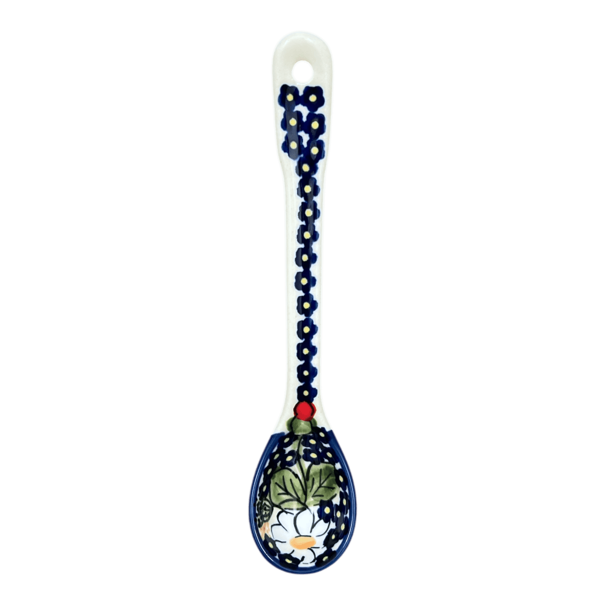 Spoon, Dipping Spoon, 6.5" in "Poppies & Posies" by Manufaktura | L014S-IM02