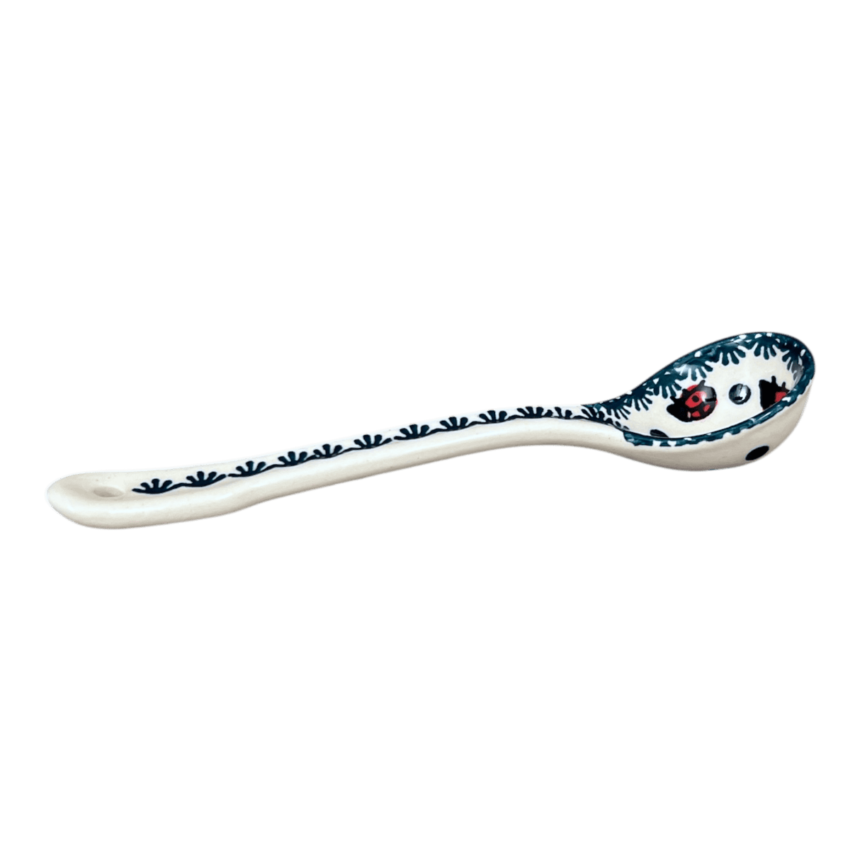 Spoon, Dipping Spoon, 6.5" in "Lady Bugs" by Manufaktura | L014T-IF45