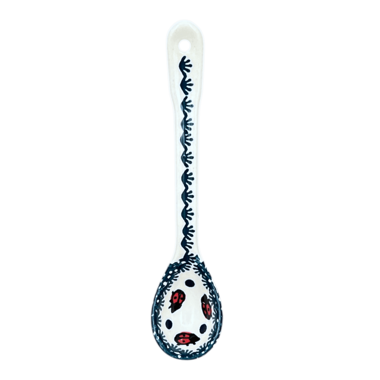Spoon, Dipping Spoon, 6.5" in "Lady Bugs" by Manufaktura | L014T-IF45