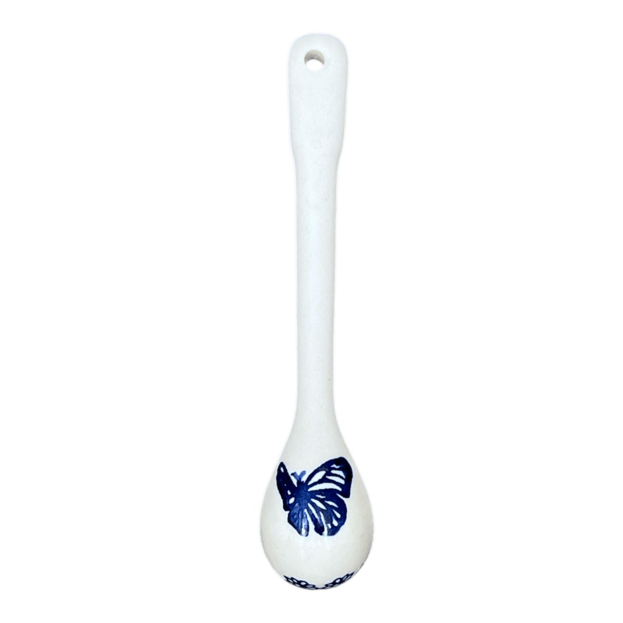 Spoon, Dipping Spoon, 6.5" in "Butterfly Garden" by Manufaktura | L014T-MOT1