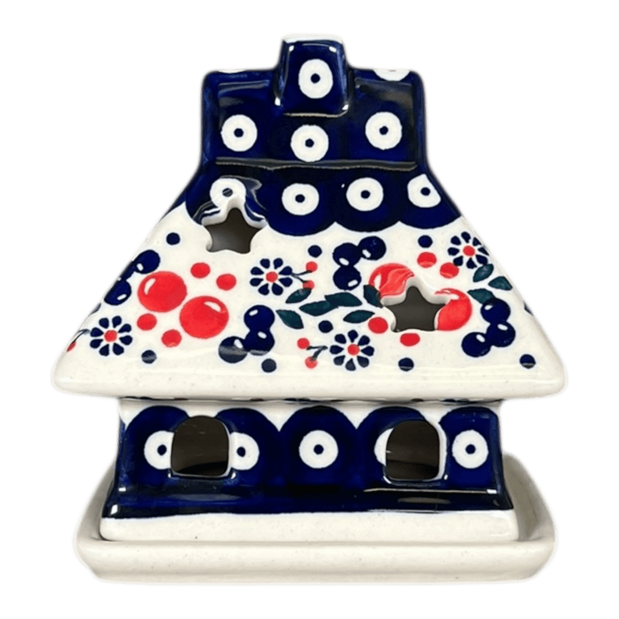 Luminary, House, 5" in "Berry Dot" by Manufaktura | L020T-BL04