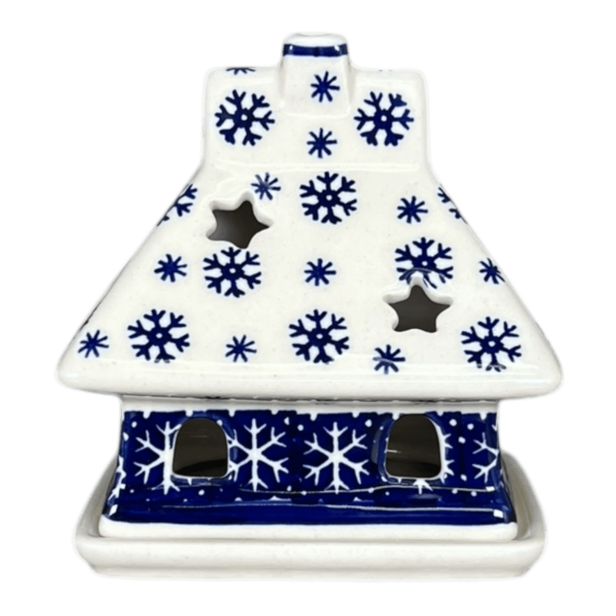 Luminary, House, 5" in "Peaceful Snowfall" by Manufaktura | L020T-PZS