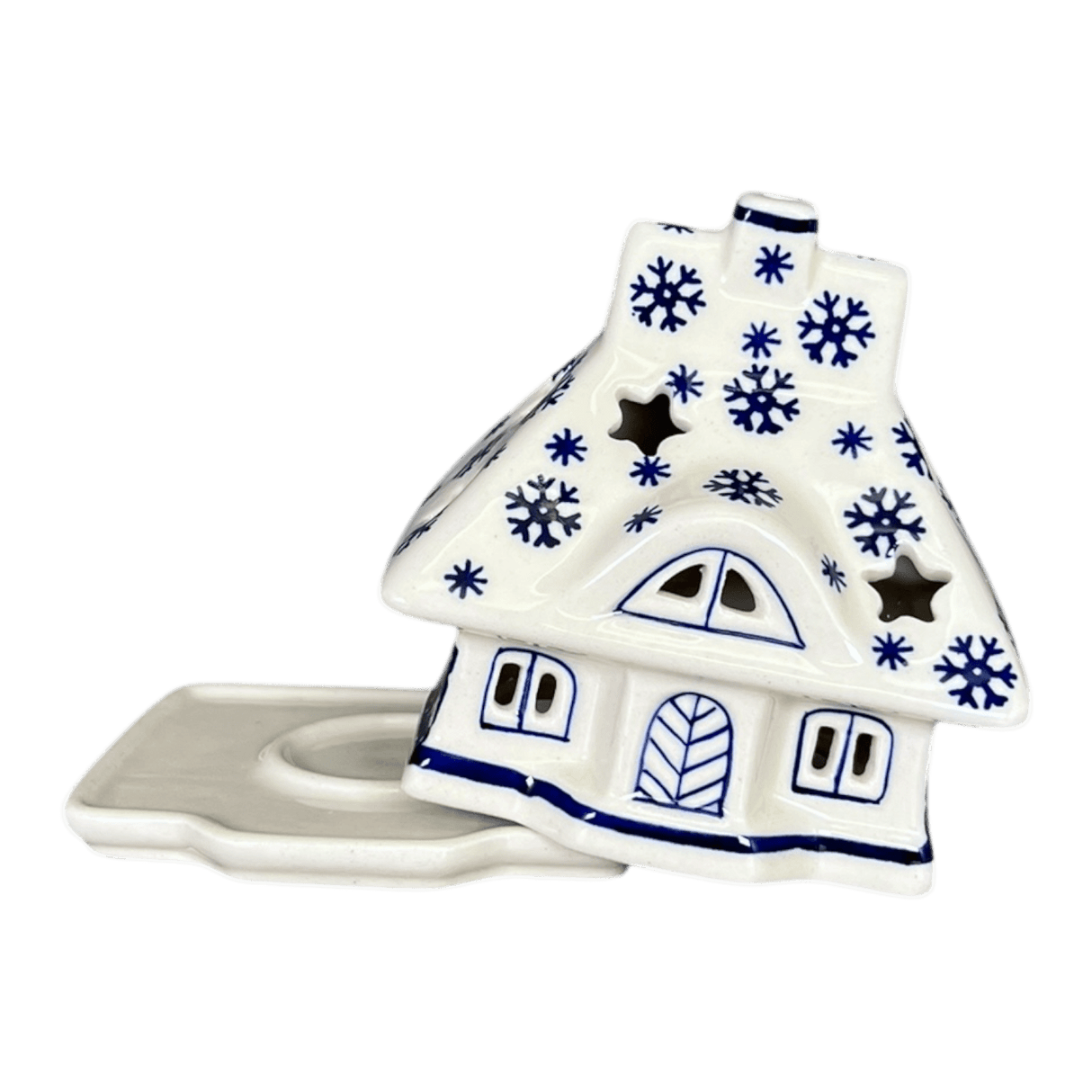 Luminary, House, 5" in "Peaceful Snowfall" by Manufaktura | L020T-PZS