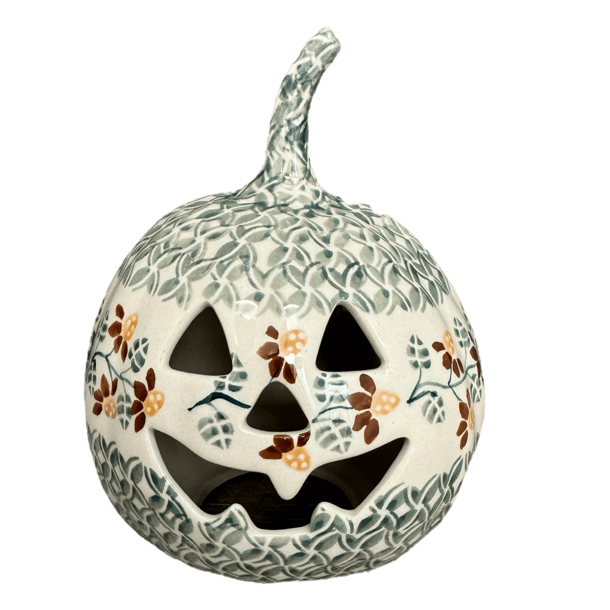 Luminary, Pumpkin, Small, 5.5" in "Indian Summer" by Manufaktura | L021T-AS22