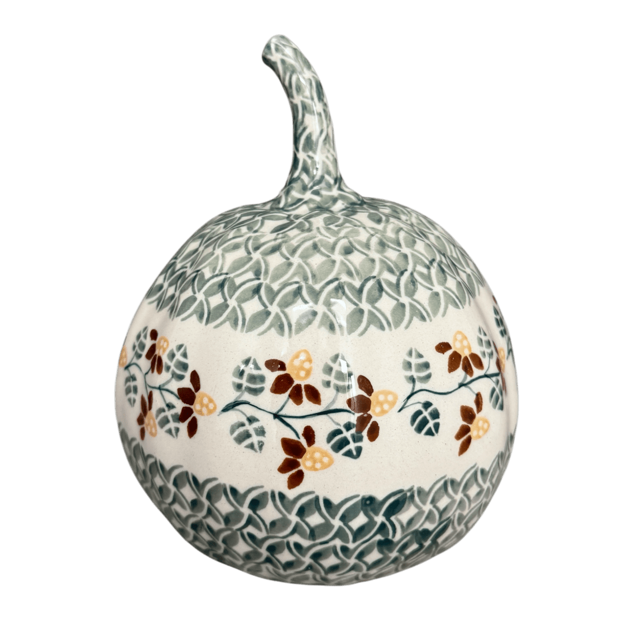 Luminary, Pumpkin, Small, 5.5" in "Indian Summer" by Manufaktura | L021T-AS22