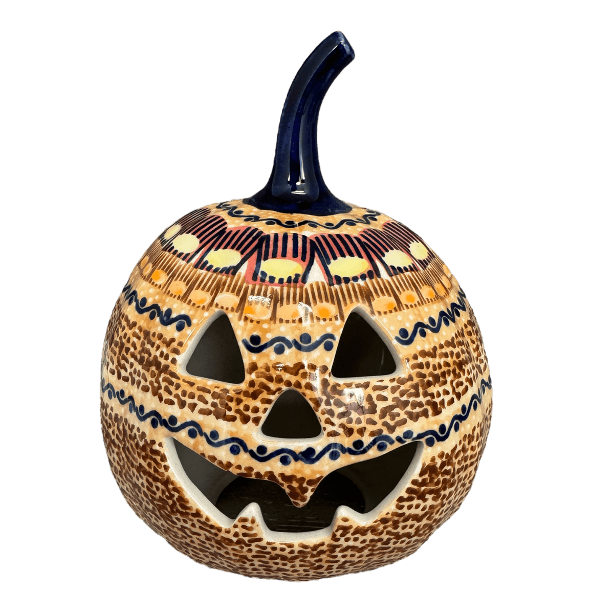 Luminary, Pumpkin, Small, 5.5" in "Desert Sunrise" by Manufaktura | L021U-KLJ