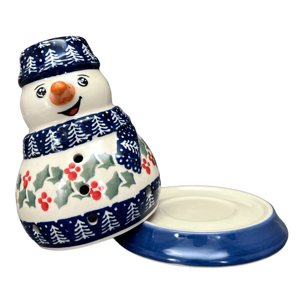 Luminary, Snowman, 5" in "Holiday Cheer" by Manufaktura | L026T-NOS2