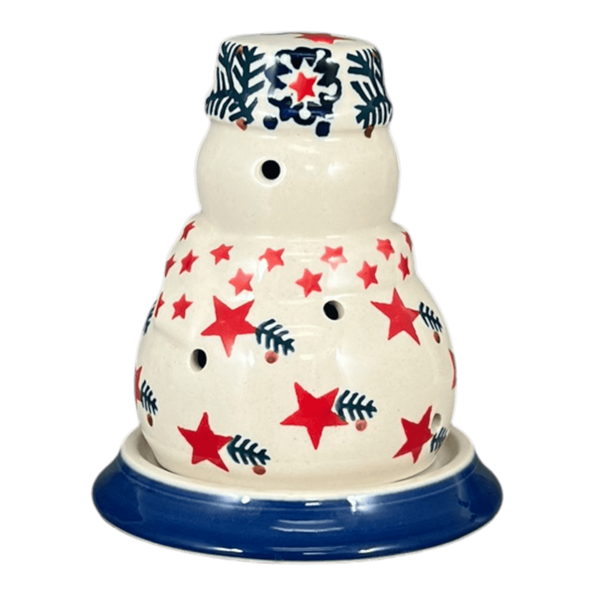 Luminary, Snowman, 5" in "Evergreen Stars" by Manufaktura | L026T-PZGG