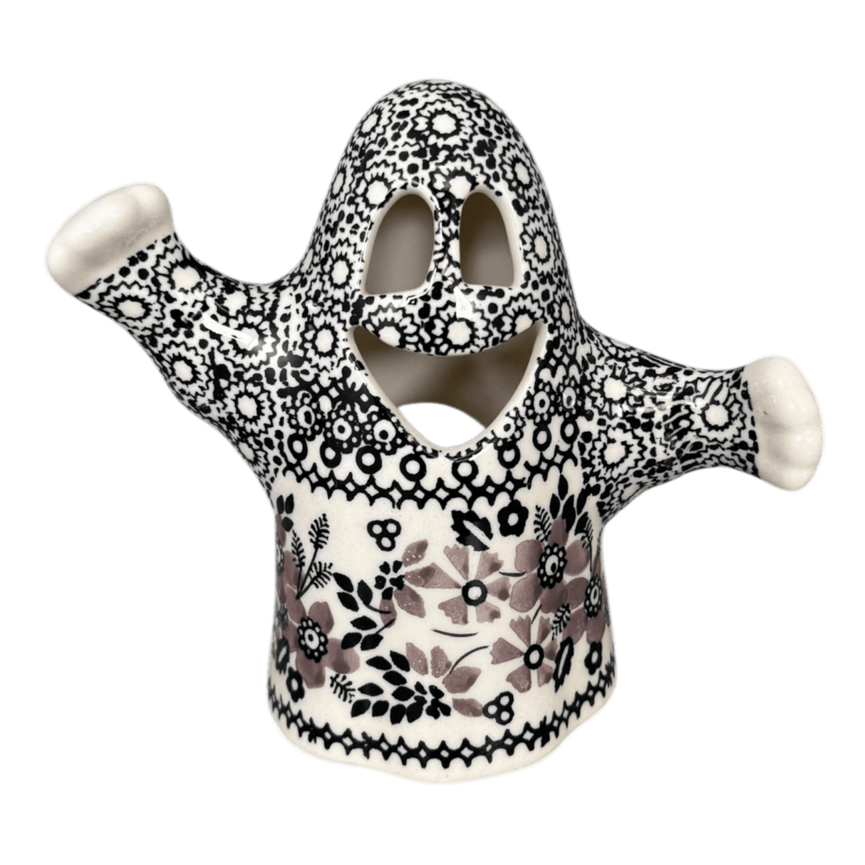 Luminary, Ghost, 5.25" in "Duet in Black & Grey" by Manufaktura | L039S-DPSC