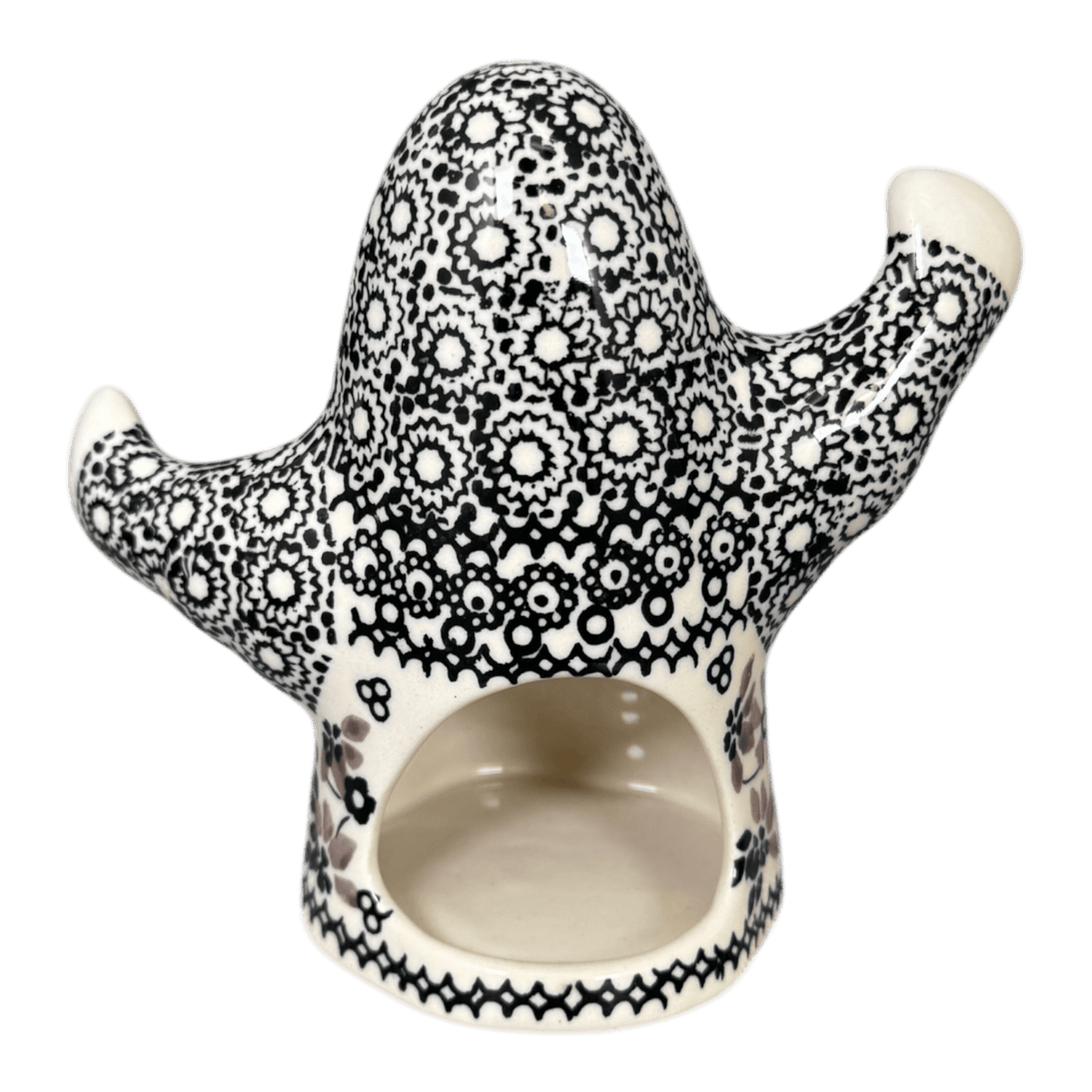 Luminary, Ghost, 5.25" in "Duet in Black & Grey" by Manufaktura | L039S-DPSC