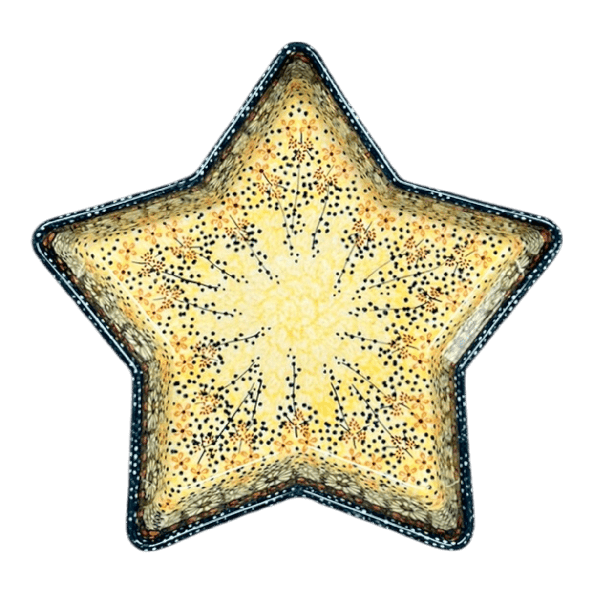 Baker, Star-Shaped, 10" in "Sunshine Grotto" by Manufaktura | M045S-WK52