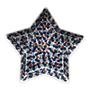 Polish Pottery Star-Shaped Baker (Fall Confetti) | M045U-BM01 at PolishPotteryOutlet.com